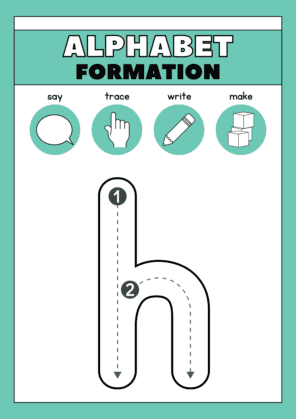 Letter H Using Math The Letter H | Alphabet Learning