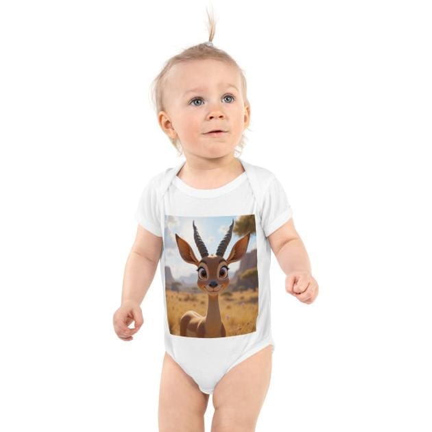 Antelope Baby Bodysuit | Organic Cotton | Newborn to 24M
