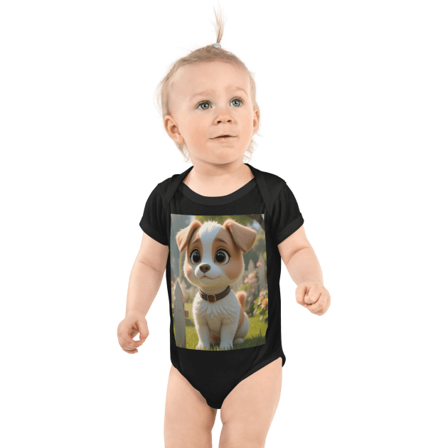 Dog Infant Bodysuit | Organic Cotton | Newborn to 12M