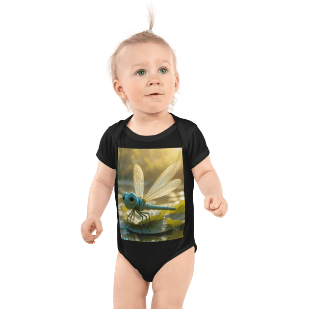 Dragonfly Infant Bodysuit | Organic Cotton | Newborn to 12M