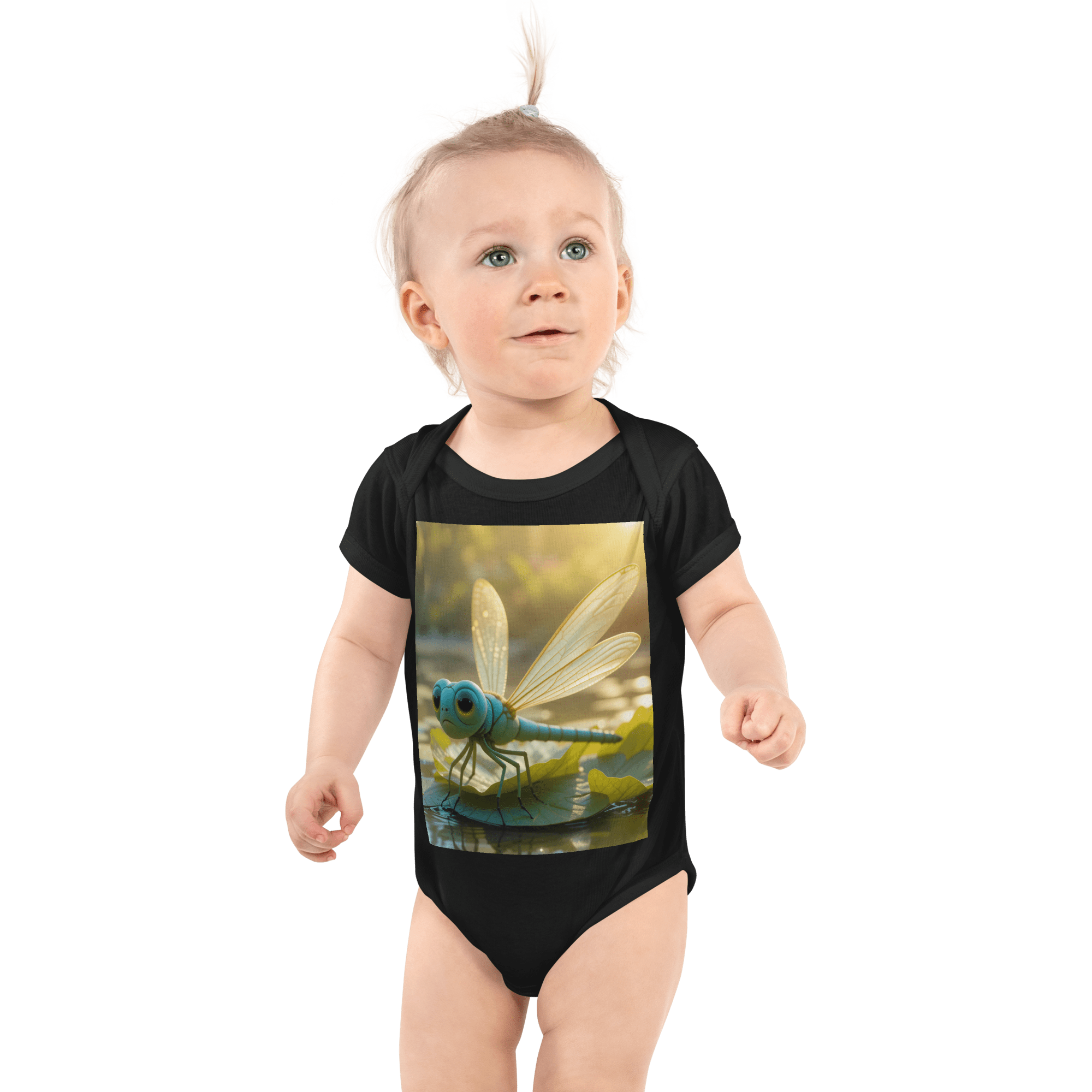 Dragonfly Infant Bodysuit | Organic Cotton | Newborn to 12M