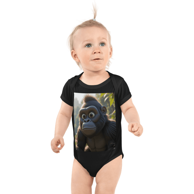 Gorilla Infant Bodysuit | Organic Cotton | Newborn to 12M