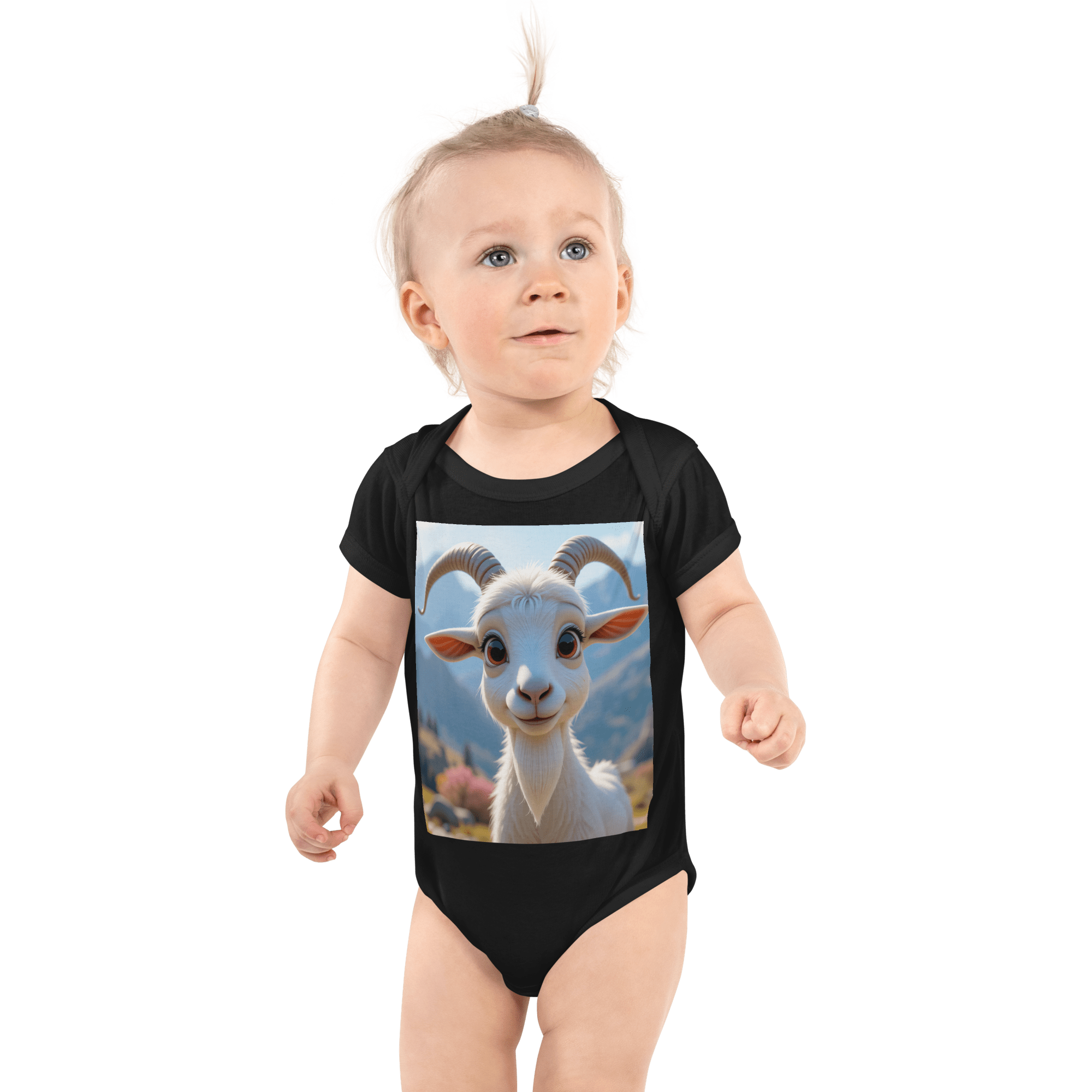 Goat Infant Bodysuit | Organic Cotton | Newborn to 12M - Image 2