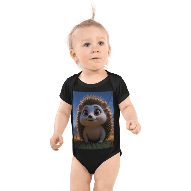 Hedgehog Infant Bodysuit | Organic Cotton | Newborn to 12M