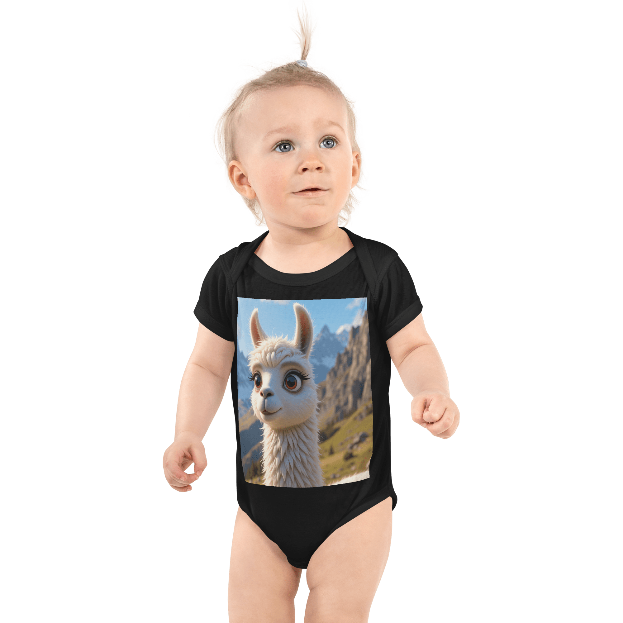 Llama Infant Bodysuit | Organic Cotton | Newborn to 12M - Image 2