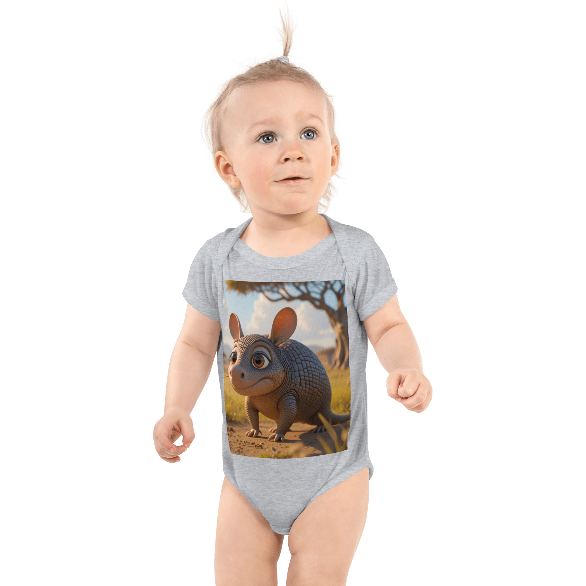 Armadillo Baby Bodysuit | Organic Cotton | Newborn to 12M - Image 4