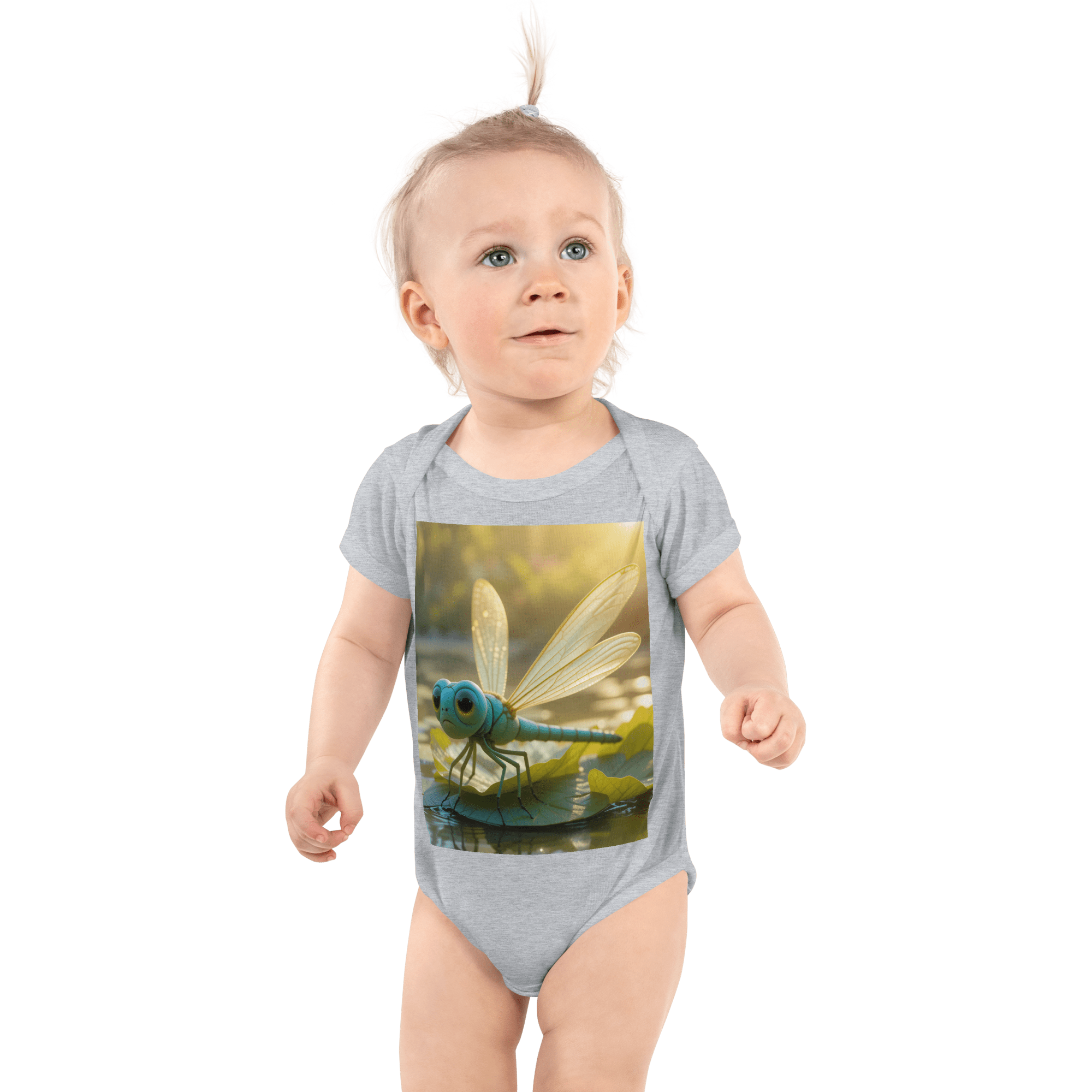 Dragonfly Infant Bodysuit | Organic Cotton | Newborn to 12M - Image 3