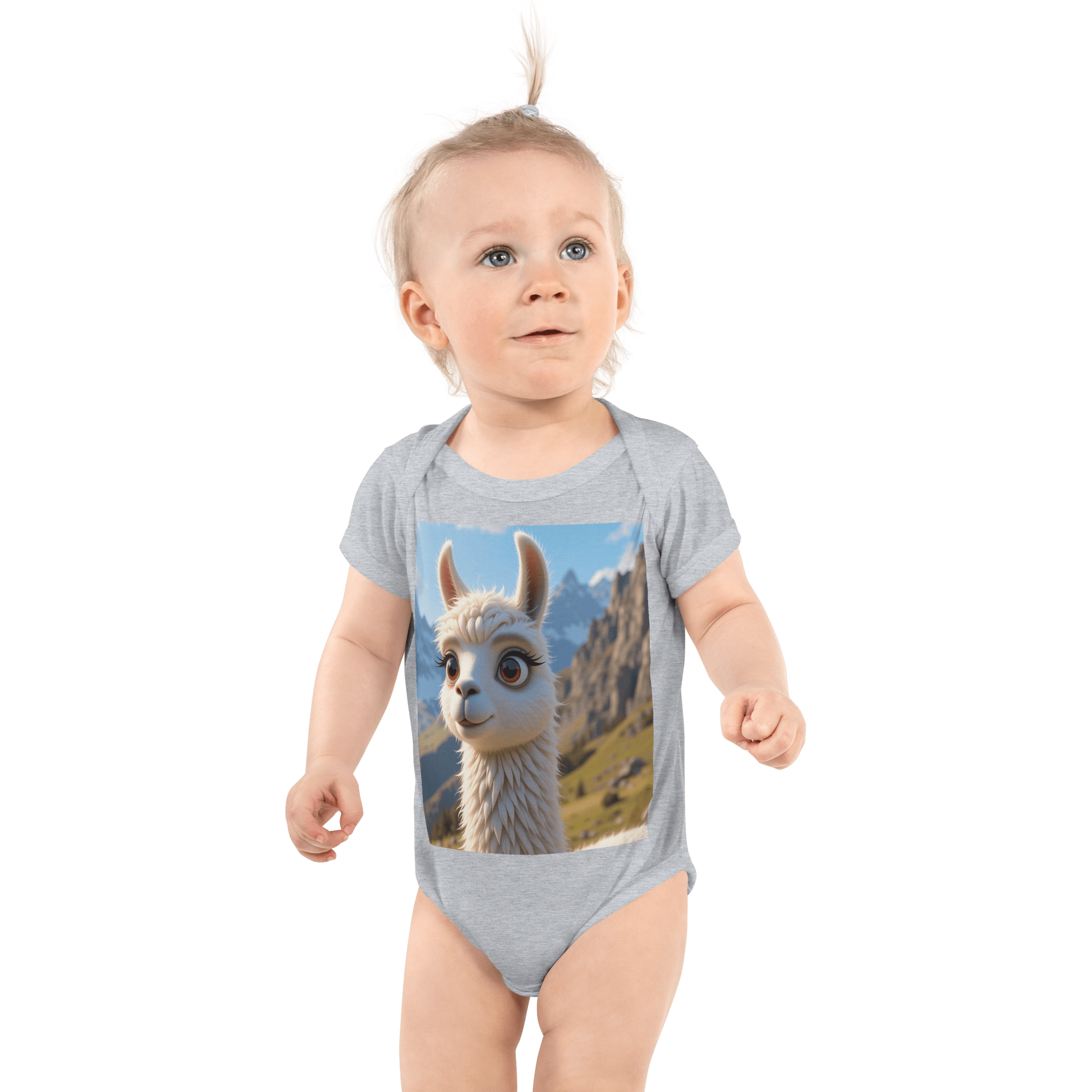 Llama Infant Bodysuit | Organic Cotton | Newborn to 12M - Image 4