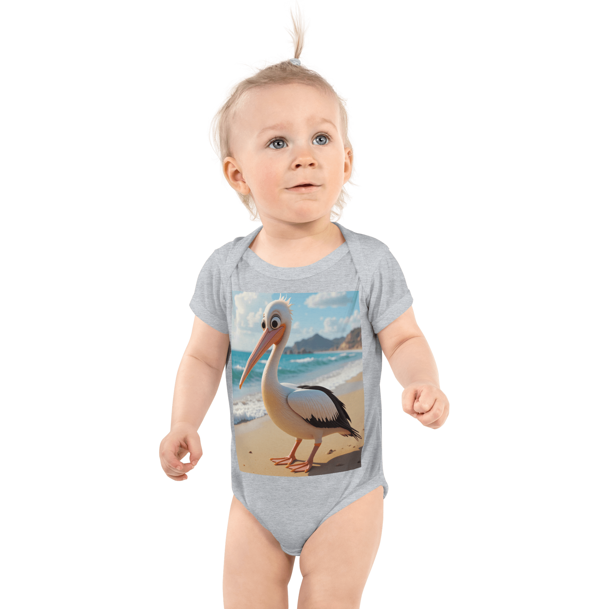 Pelican Infant Bodysuit | Organic Cotton | Newborn to 12M - Image 4