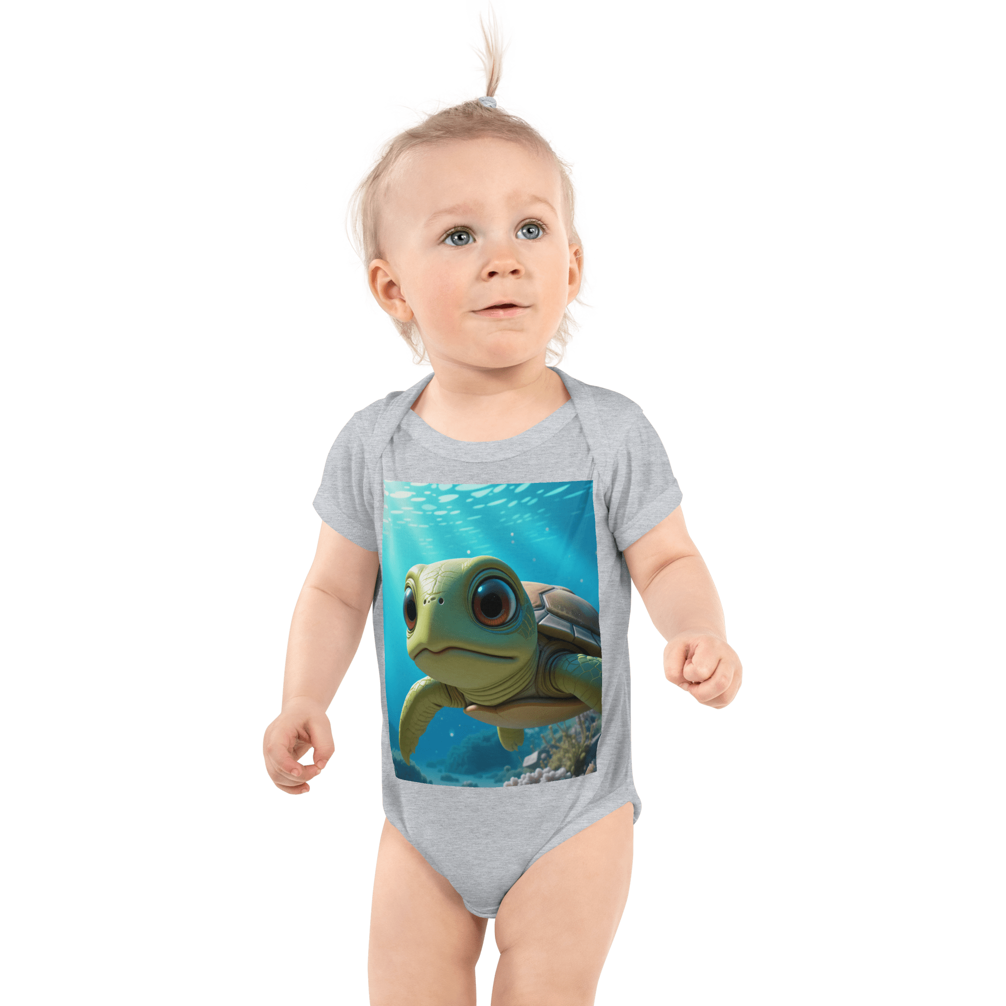 Turtle Infant Bodysuit | Organic Cotton | Newborn to 12M - Image 4