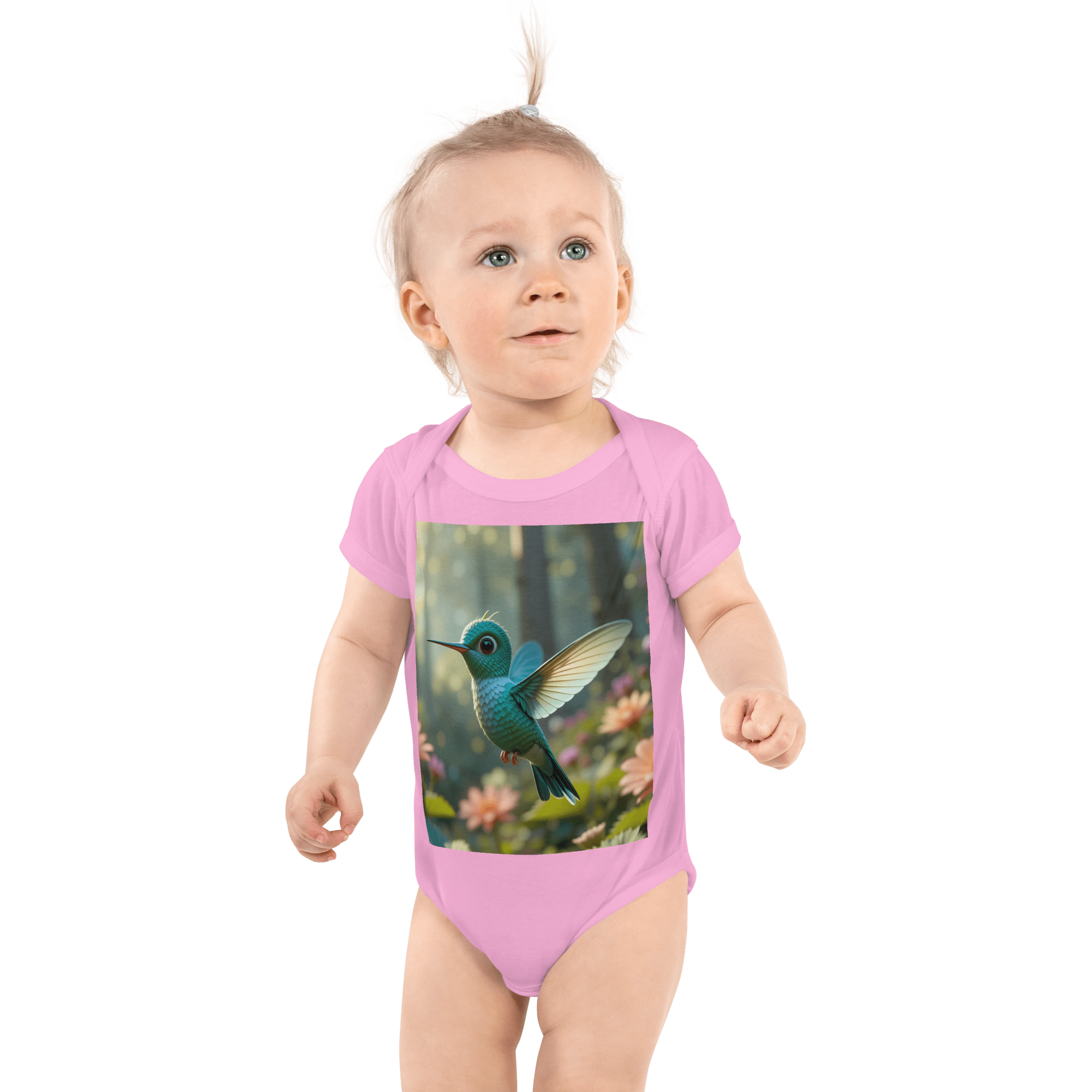 Hummingbird Infant Bodysuit | Organic Cotton | Newborn to 12M - Image 6