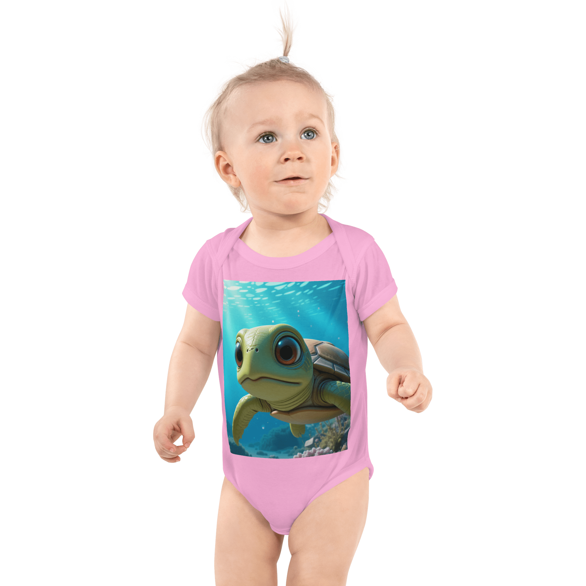 Turtle Infant Bodysuit | Organic Cotton | Newborn to 12M - Image 6