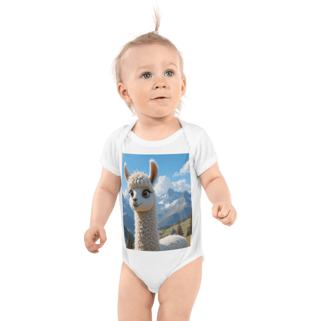 Alpaca Infant Bodysuit | Organic Cotton | Newborn to 12M