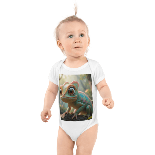 Chameleon Infant Bodysuit | Organic Cotton | Newborn to 12M