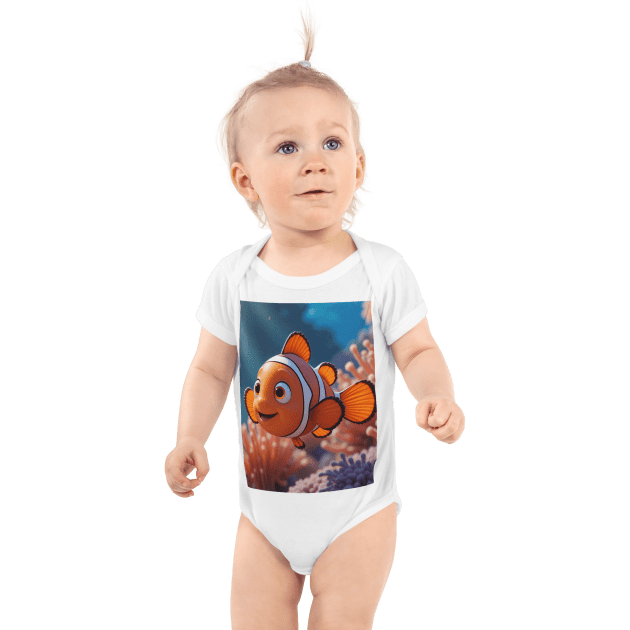 Clownfish Infant Bodysuit | Organic Cotton | Newborn to 12M