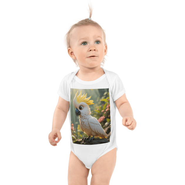 Cockatoo Infant Bodysuit | Organic Cotton | Newborn to 12M