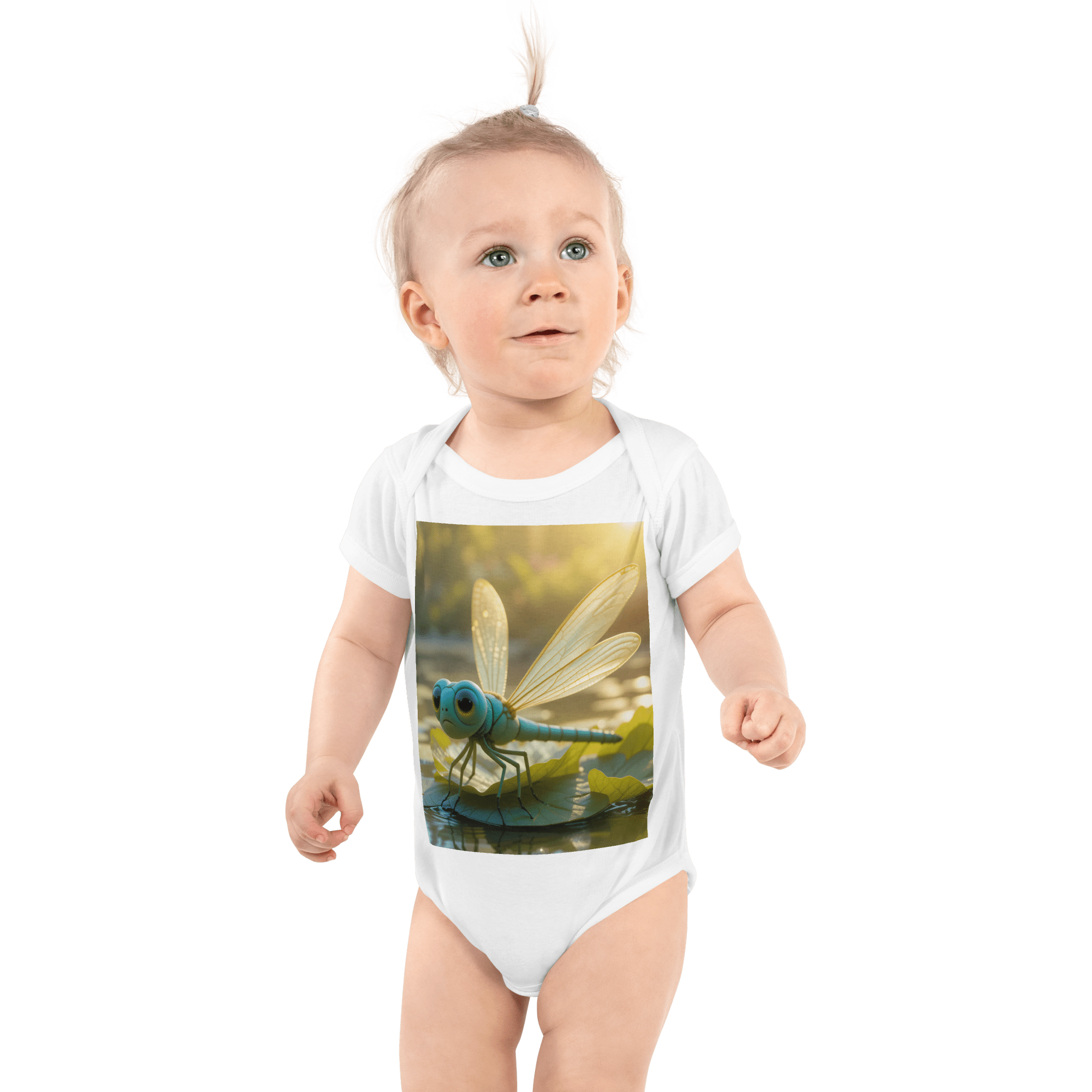 Dragonfly Infant Bodysuit | Organic Cotton | Newborn to 12M - Image 7