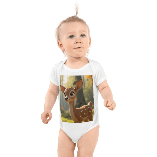 Deer Infant Bodysuit | Organic Cotton | Newborn to 12M