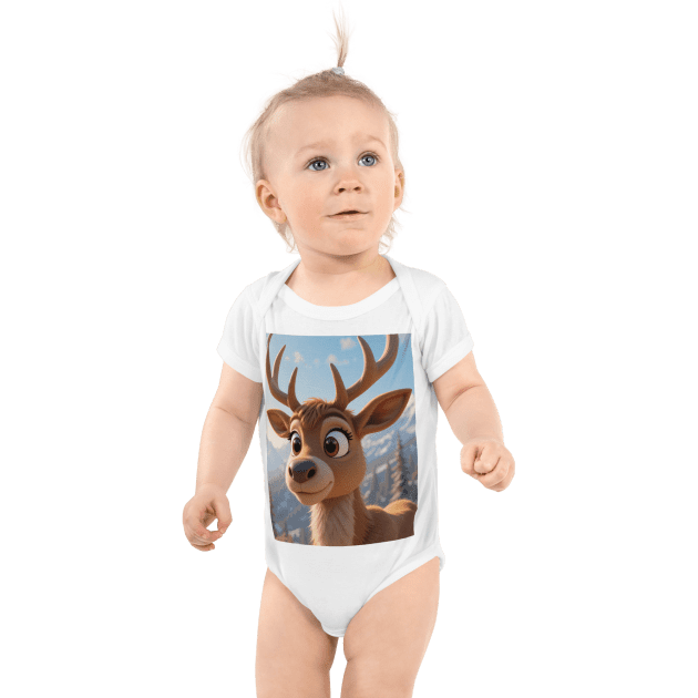 Elk Infant Bodysuit | Organic Cotton | Newborn to 12M