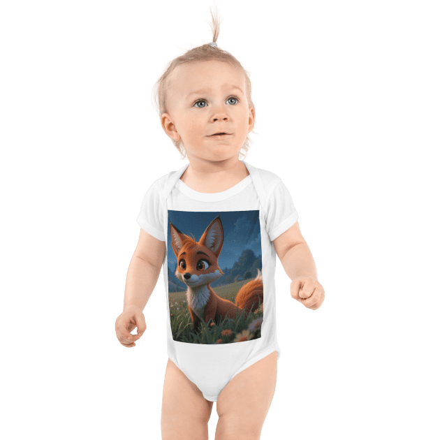 Fox Infant Bodysuit | Organic Cotton | Newborn to 12M