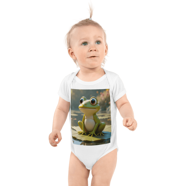 Frog Infant Bodysuit | Organic Cotton | Newborn to 12M