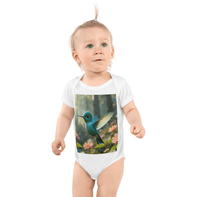 Hummingbird Infant Bodysuit | Organic Cotton | Newborn to 12M