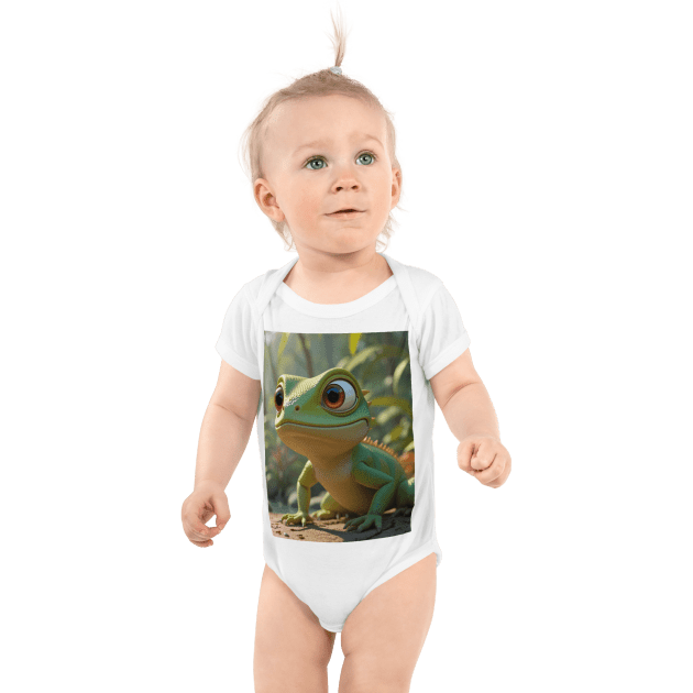 Iguana Infant Bodysuit | Organic Cotton | Newborn to 12M