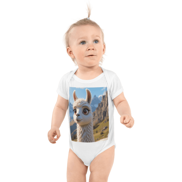 Llama Infant Bodysuit | Organic Cotton | Newborn to 12M