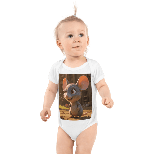 Mouse Infant Bodysuit | Organic Cotton | Newborn to 12M