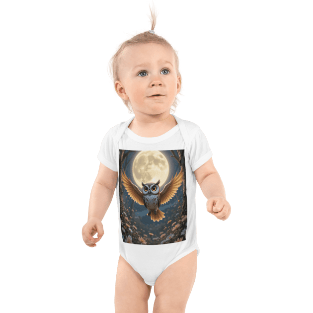 Owl Infant Bodysuit | Organic Cotton | Newborn to 12M