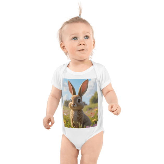 Rabbit Infant Bodysuit | Organic Cotton | Newborn to 12M