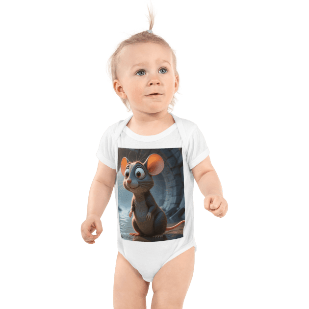 Rat Infant Bodysuit | Organic Cotton | Newborn to 12M