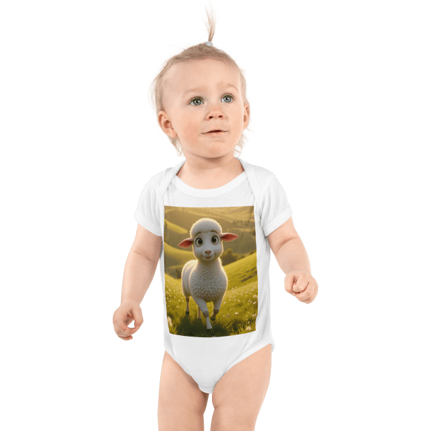 Sheep Infant Bodysuit | Organic Cotton | Newborn to 12M