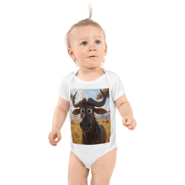 Wildebeest Infant Bodysuit | Organic Cotton | Newborn to 12M