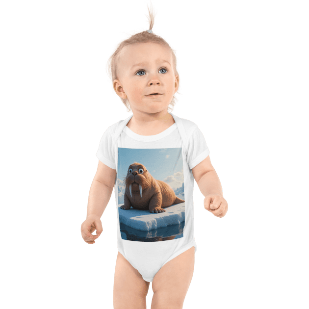 Walrus Infant Bodysuit | Organic Cotton | Newborn to 12M