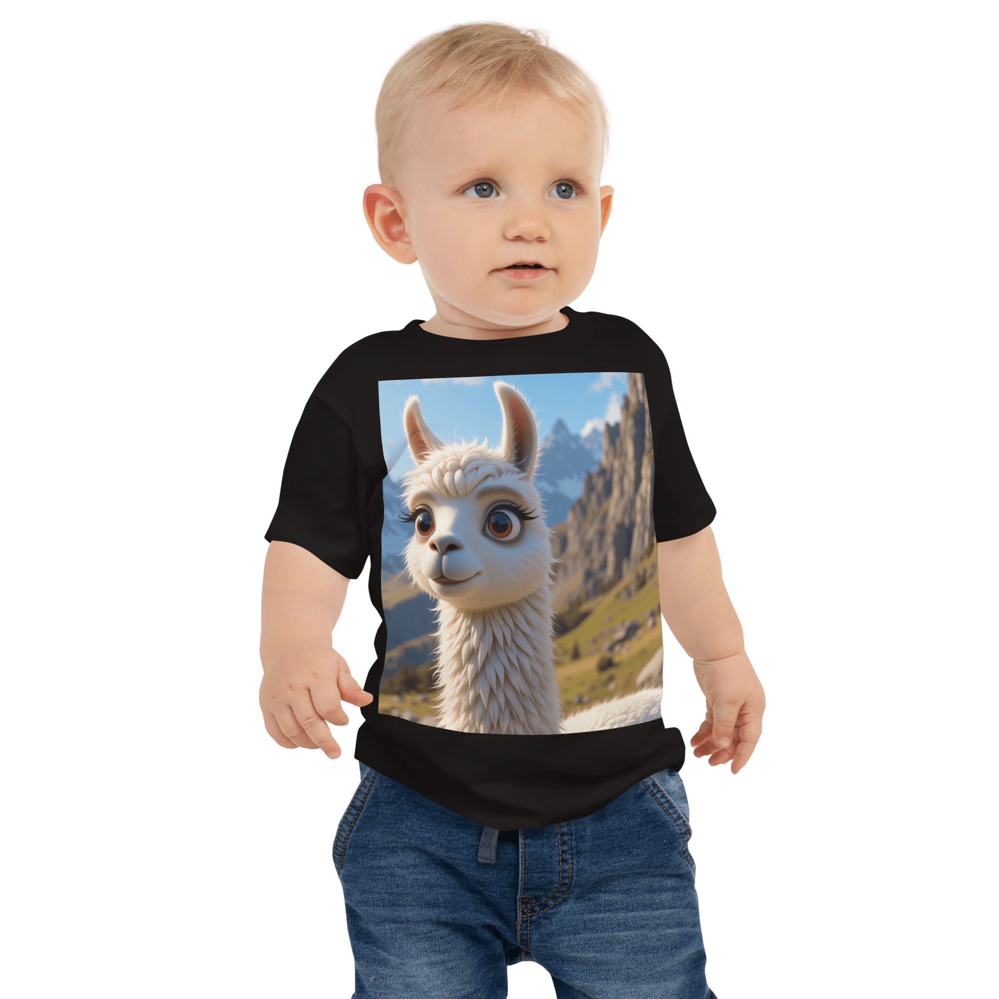 Llama Baby T-Shirt | Organic Cotton | 2T to 4T - Image 2