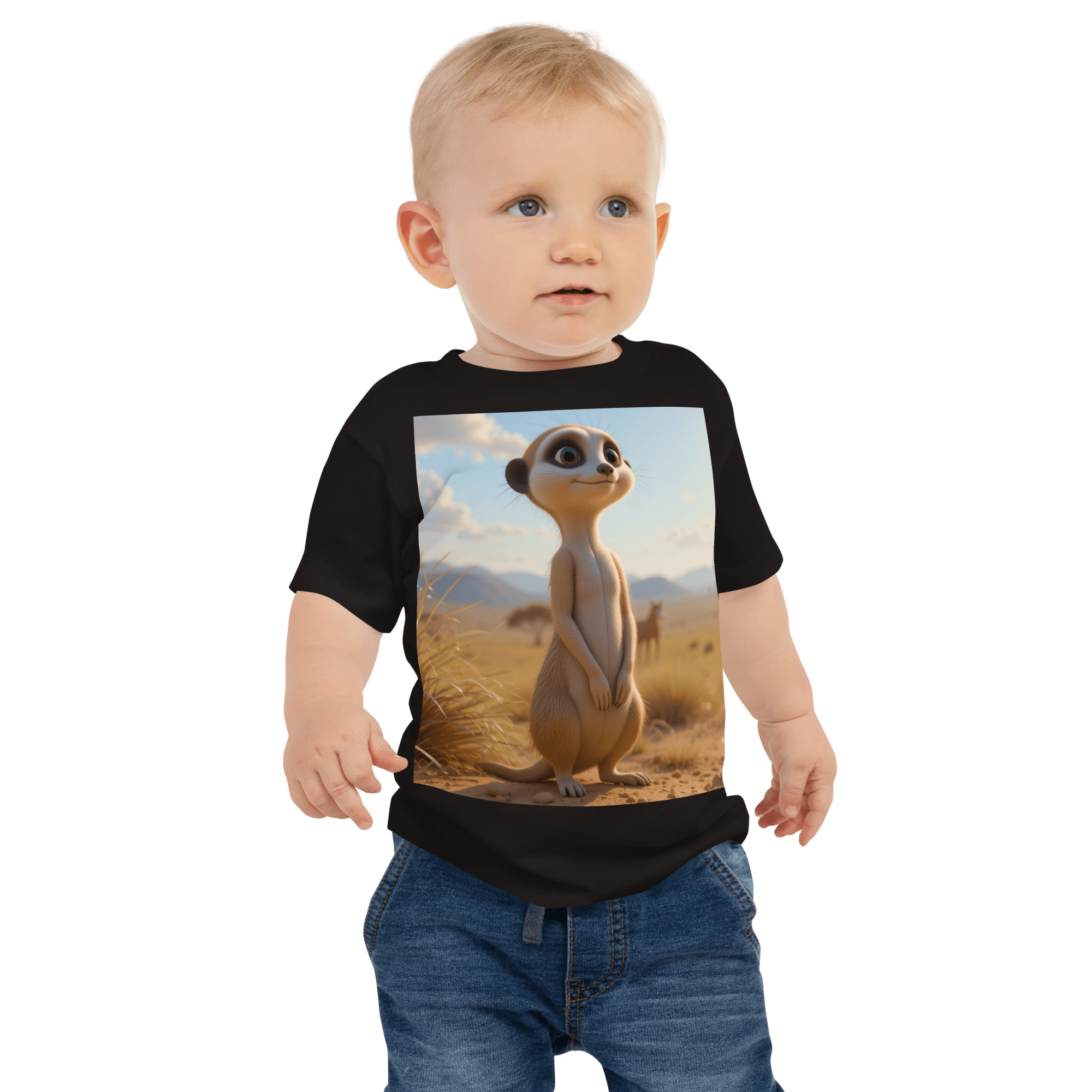 Meerkat Baby T-Shirt | Organic Cotton | 2T to 4T - Image 2