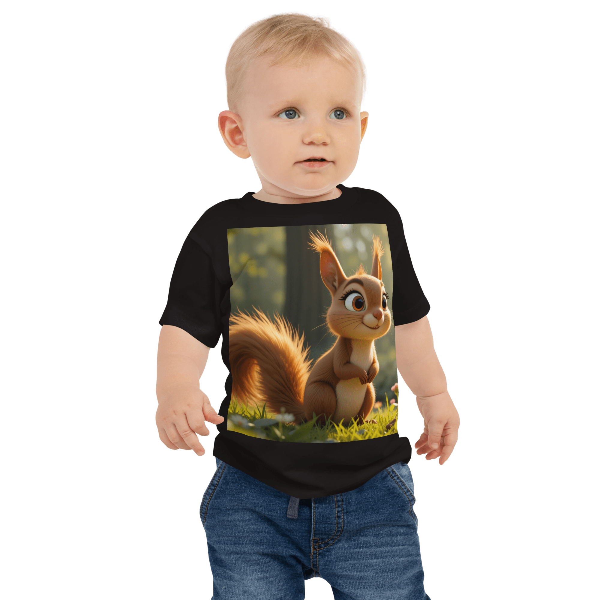Squirrel Baby T-Shirt | Organic Cotton | 2T to 4T - Image 2