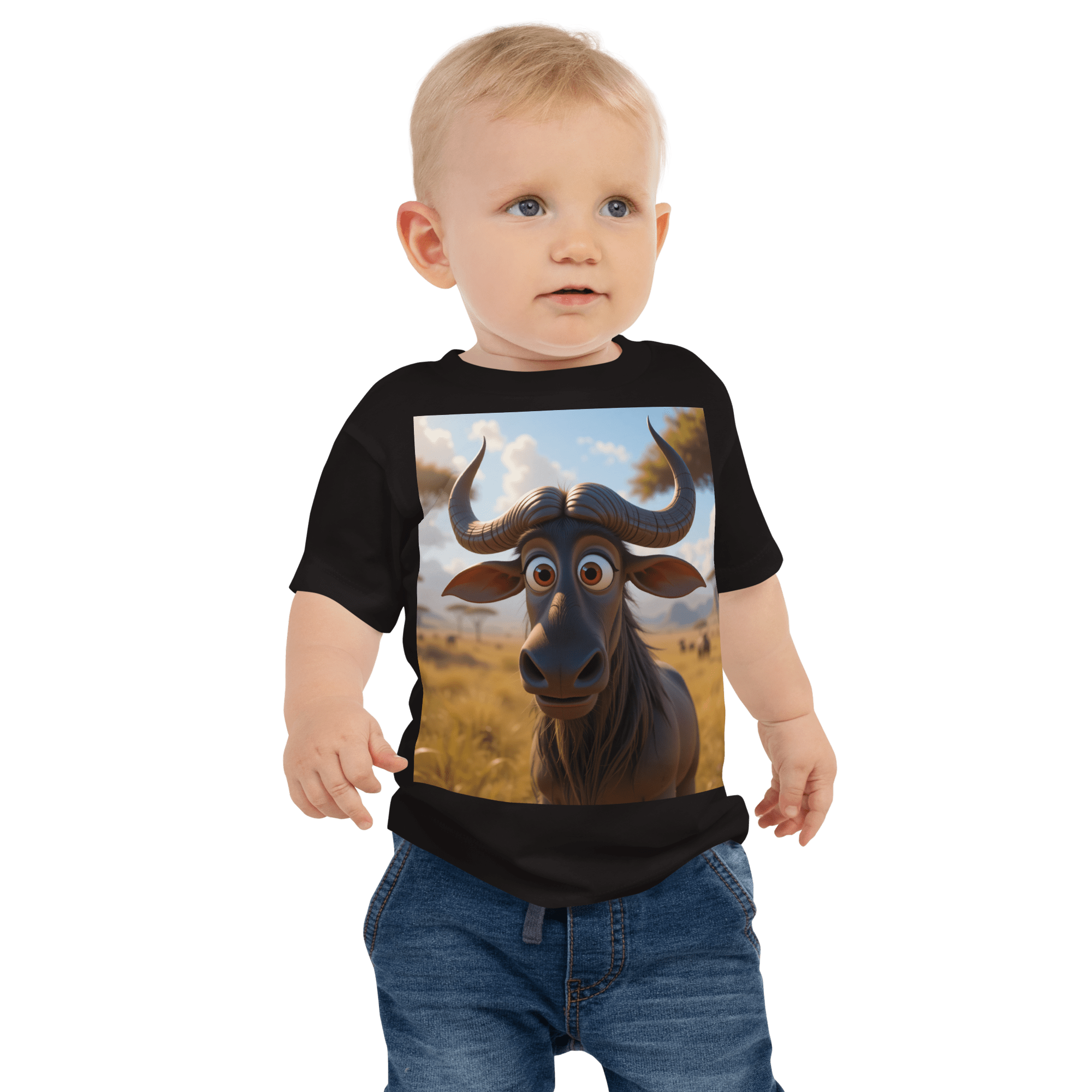 Wildebeest Baby T-Shirt | Organic Cotton | 2T to 4T - Image 2