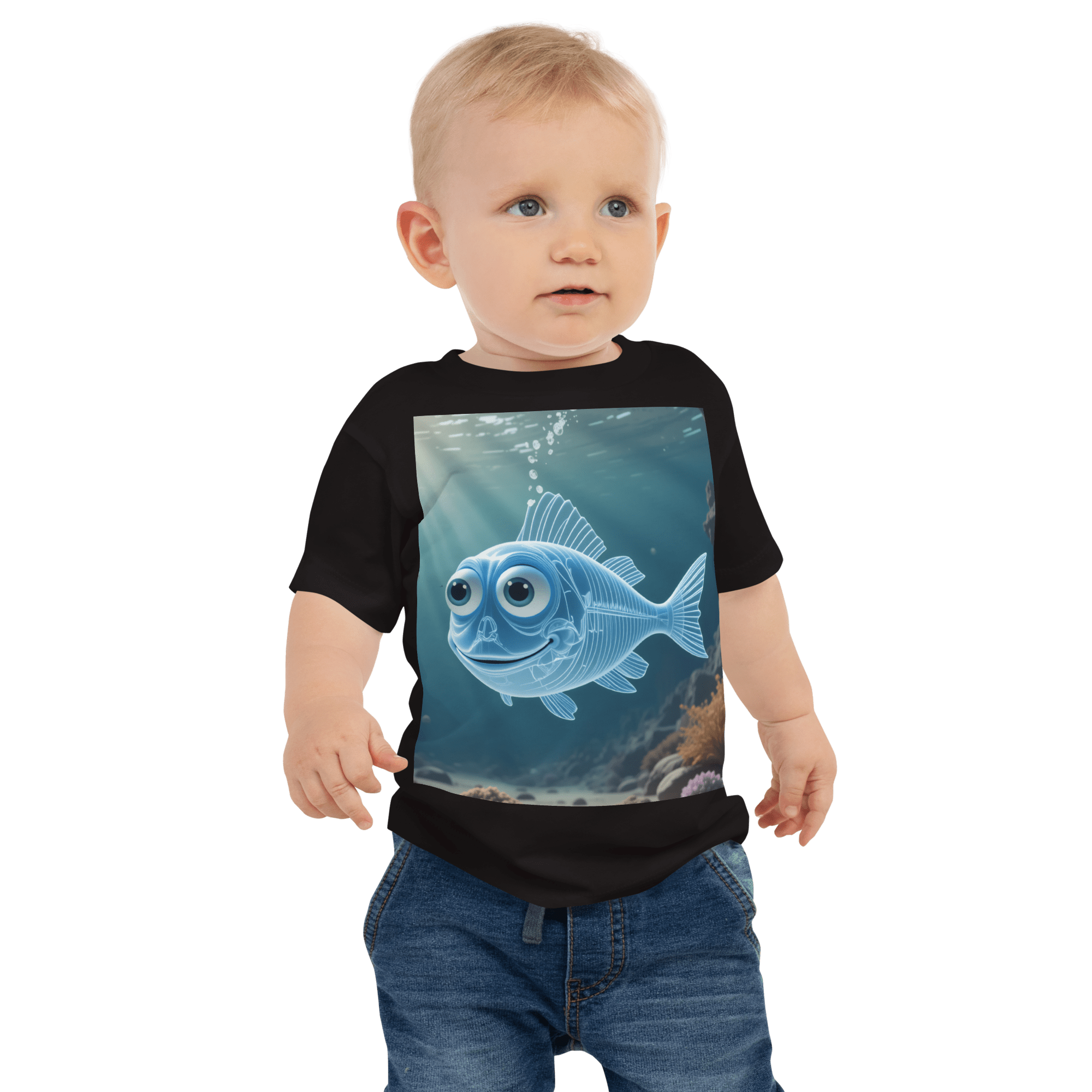 Xray Fish Baby T-Shirt | Organic Cotton | 2T to 4T - Image 2