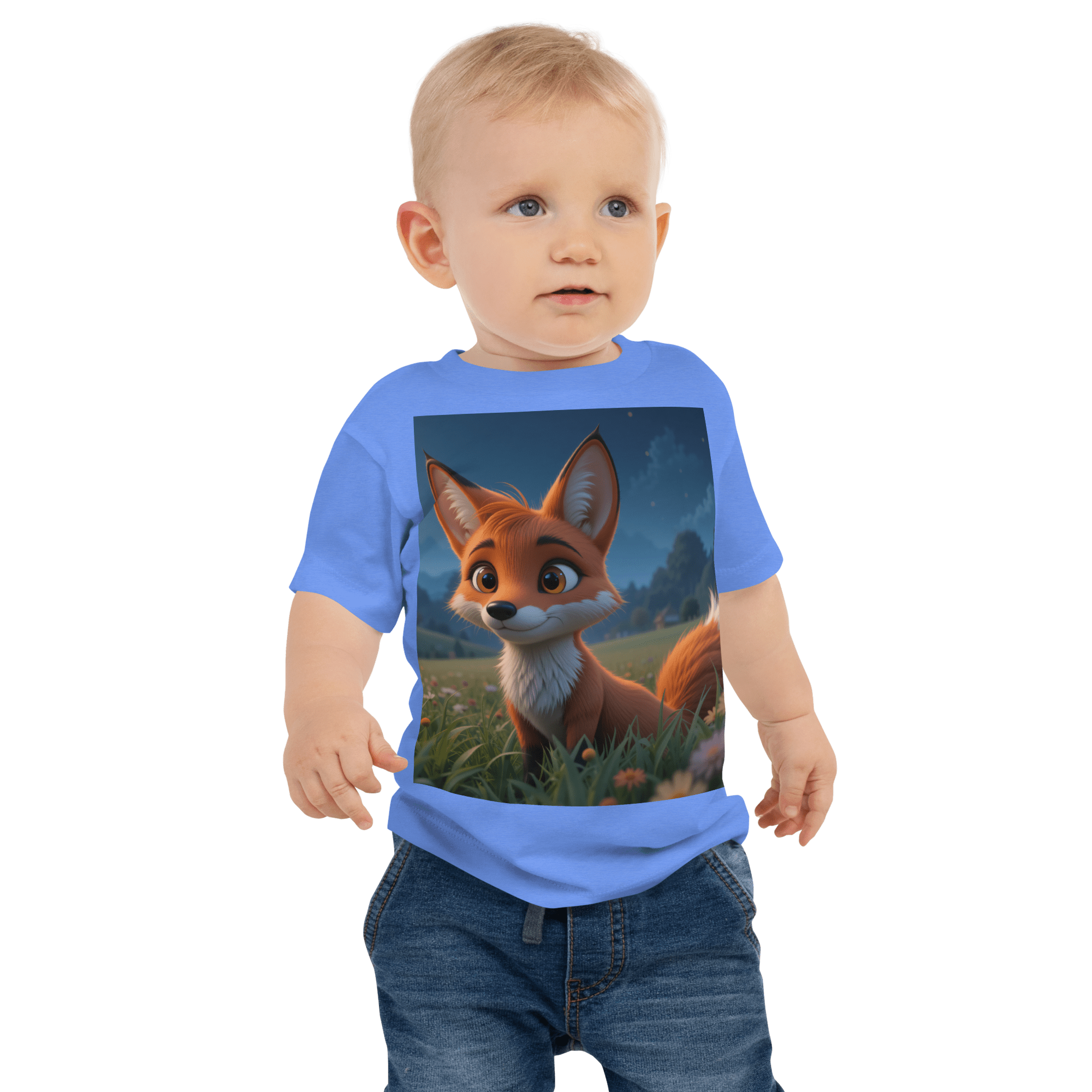 Fox Baby T-Shirt | Organic Cotton | 2T to 4T - Image 2