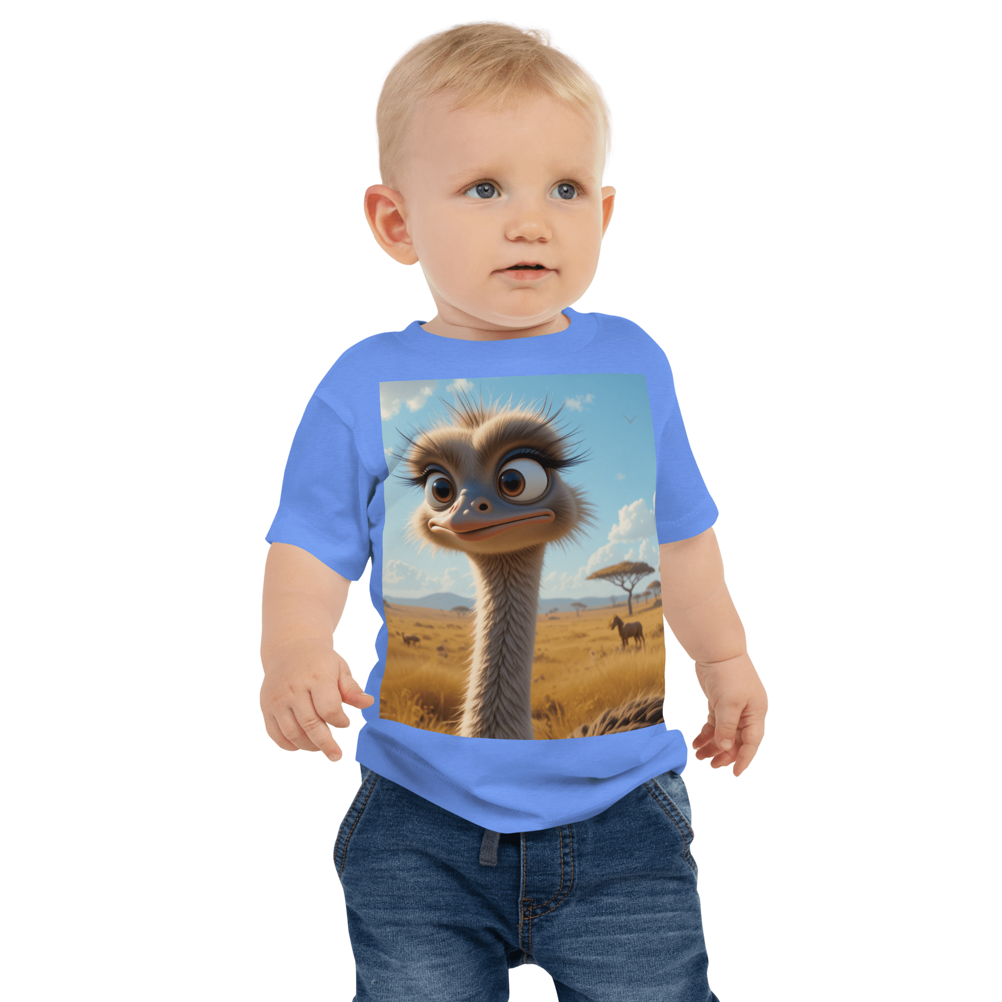 Ostrich Baby T-Shirt | Organic Cotton | 2T to 4T - Image 3