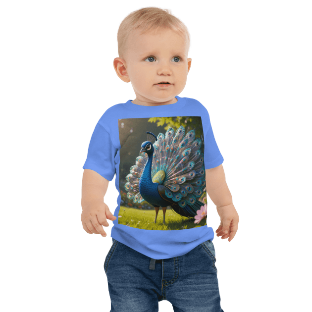 Peacock Baby T-Shirt  | Organic Cotton | 2T to 4T