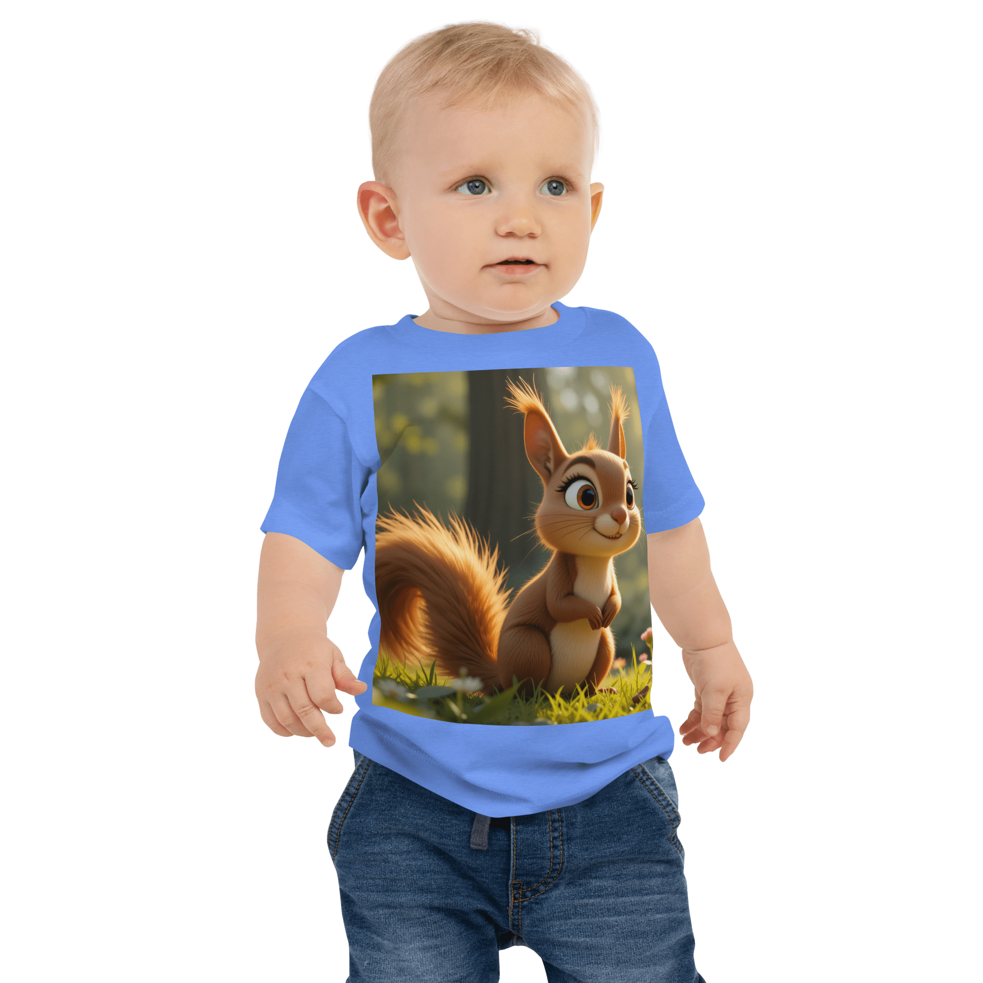 Squirrel Baby T-Shirt | Organic Cotton | 2T to 4T - Image 3