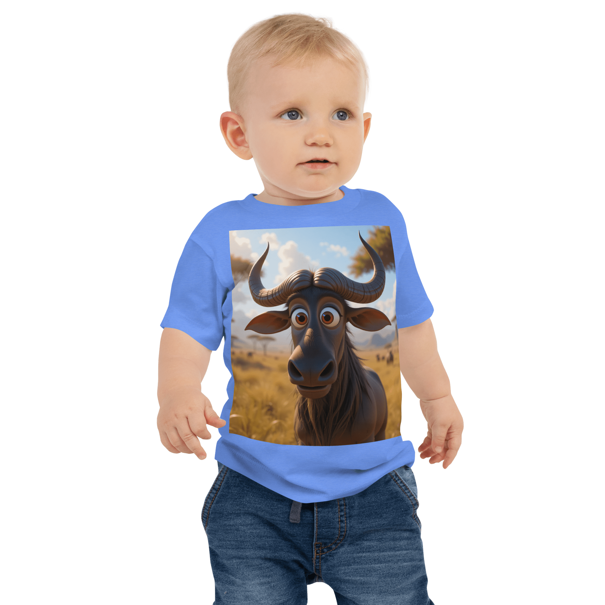 Wildebeest Baby T-Shirt | Organic Cotton | 2T to 4T - Image 3