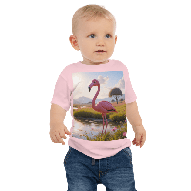 Flamingo Baby T-Shirt  | Organic Cotton | 2T to 4T