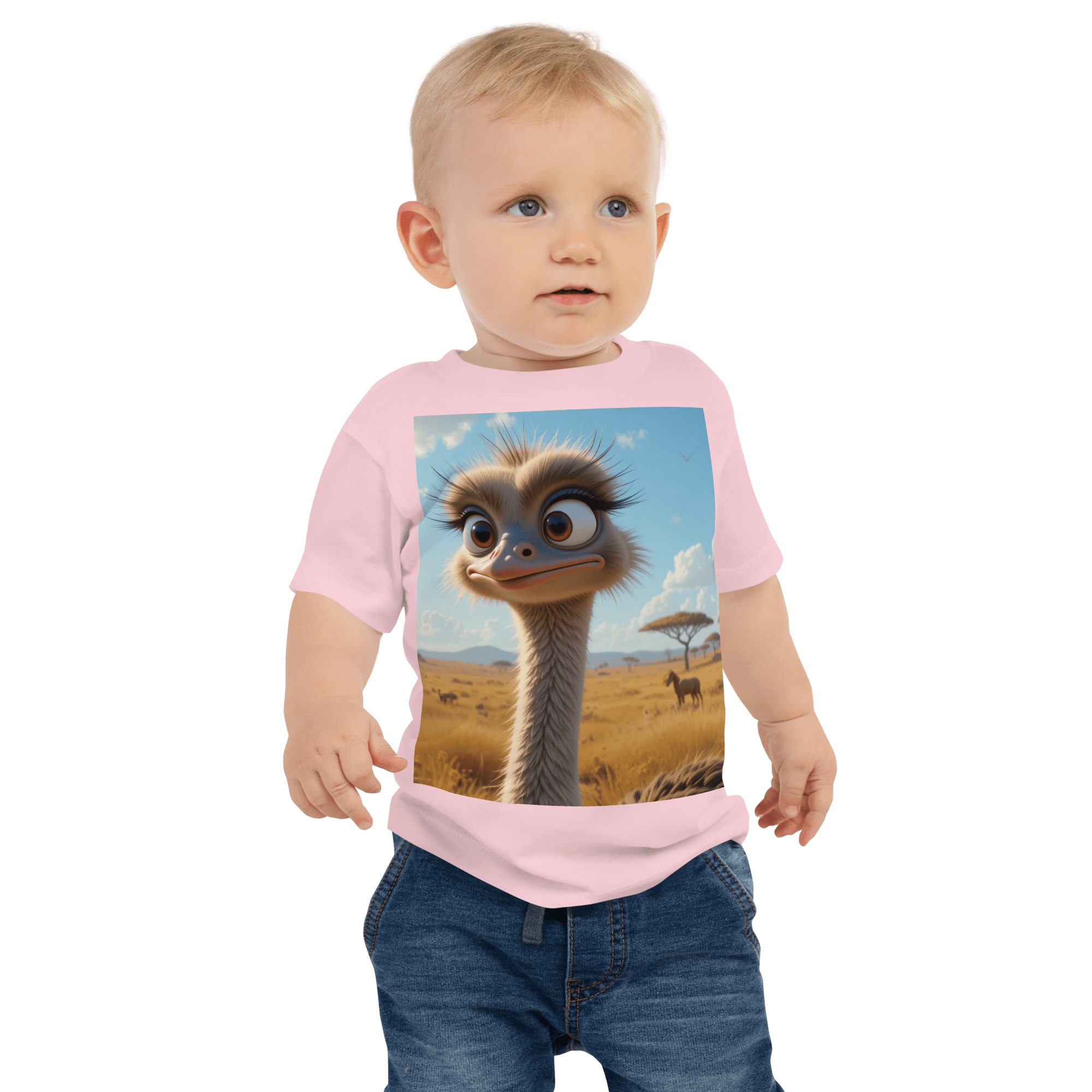 Ostrich Baby T-Shirt | Organic Cotton | 2T to 4T - Image 4