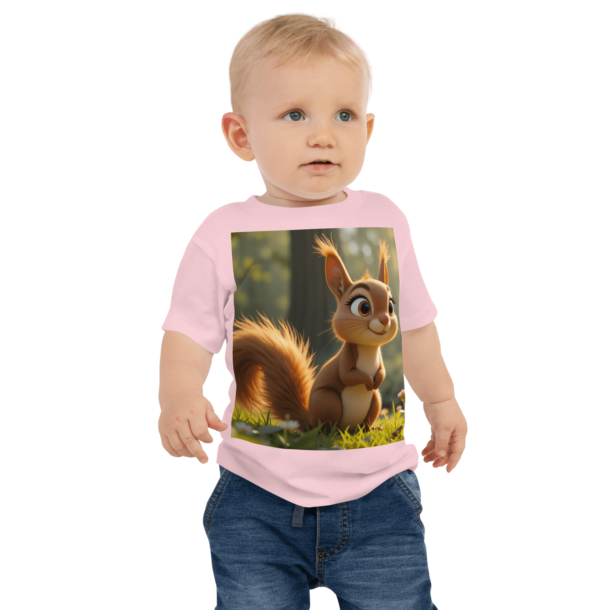 Squirrel Baby T-Shirt | Organic Cotton | 2T to 4T - Image 4