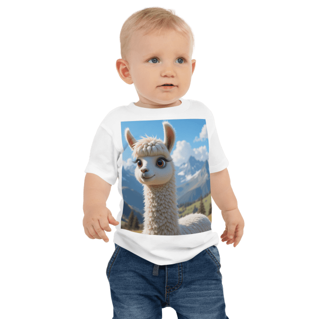 Alpaca Baby T-Shirt  | Organic Cotton | 2T to 4T