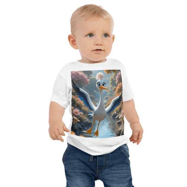 Crane Baby T-Shirt  | Organic Cotton | 2T to 4T